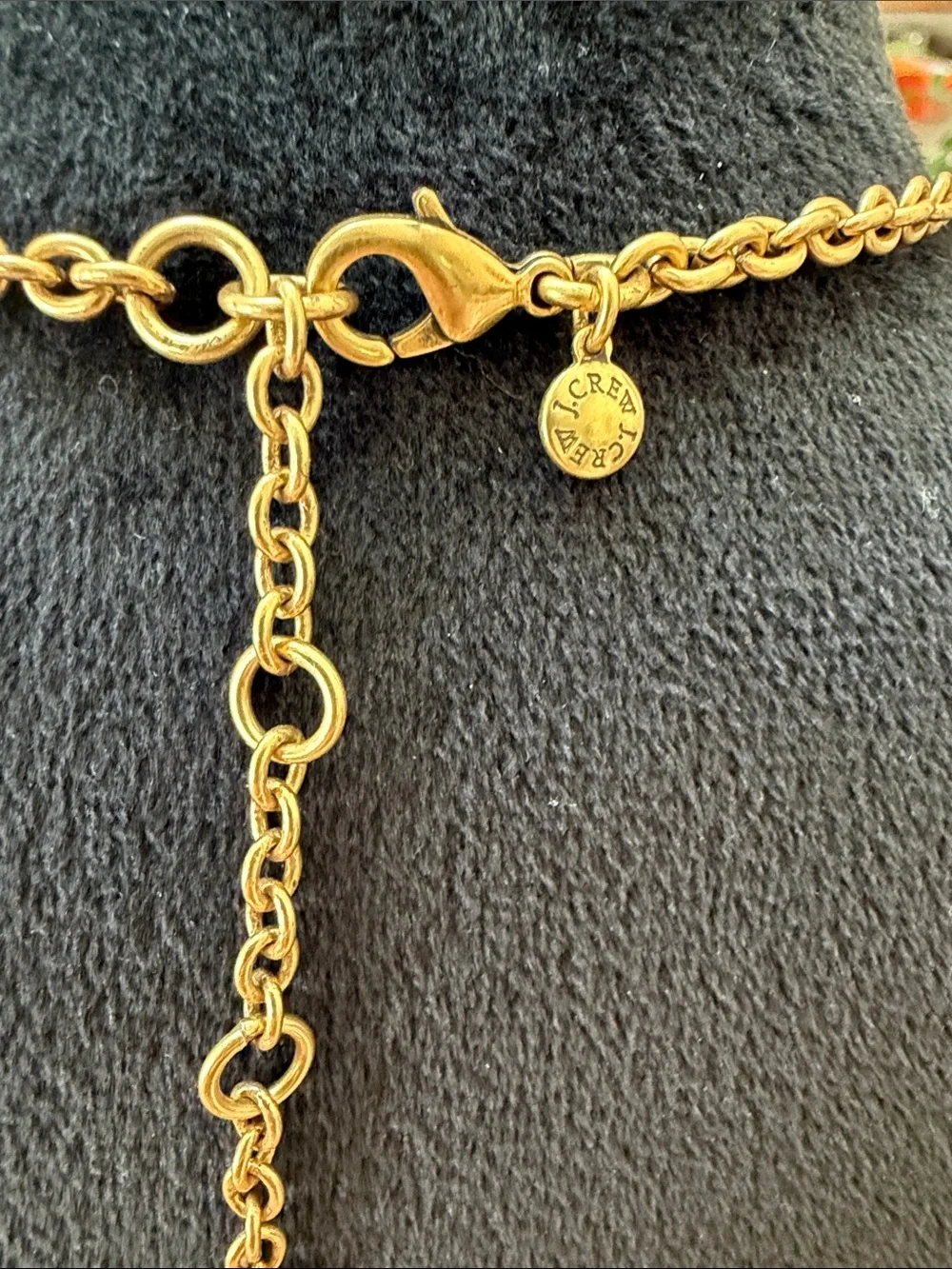 J. Crew goldtone chain